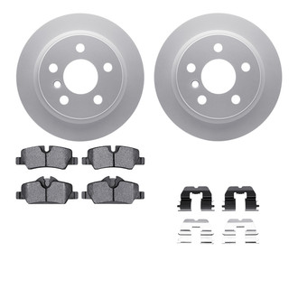 R1 Concepts® - Rear Brake Kit with Euro Ceramic Pads