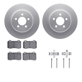 R1 Concepts® - Rear Brake Kit with Euro Ceramic Pads