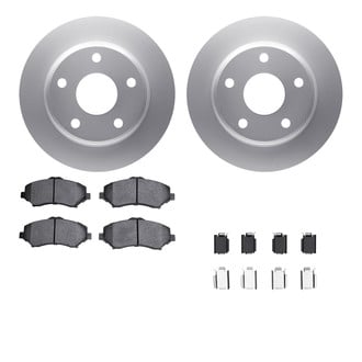 R1 Concepts® - Front Brake Kit with Euro Ceramic Pads
