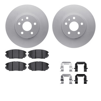 R1 Concepts® - Front Brake Kit with Euro Ceramic Pads