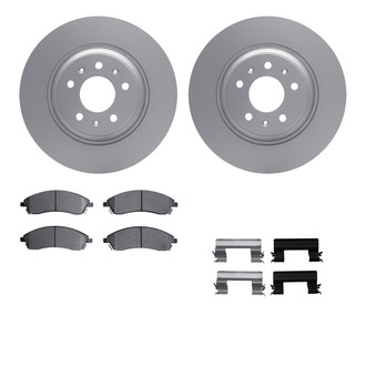 R1 Concepts® - Front Brake Kit with Euro Ceramic Pads