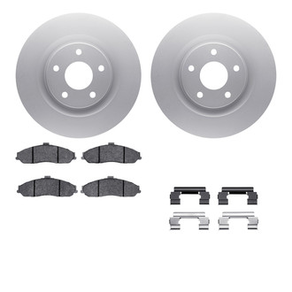 R1 Concepts® - Front Brake Kit with Euro Ceramic Pads