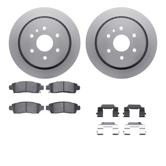 R1 Concepts® - Rear Brake Kit with Euro Ceramic Pads