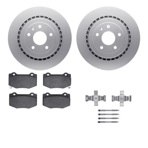  R1 Concepts® - Rear Brake Kit with Euro Ceramic Pads