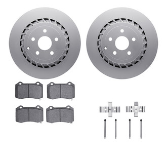 R1 Concepts® - Rear Brake Kit with Euro Ceramic Pads