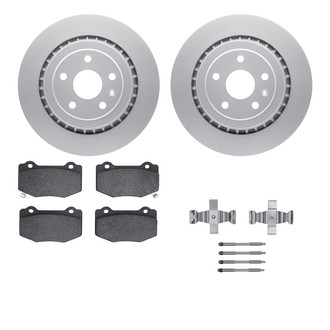 R1 Concepts® - Rear Brake Kit with Euro Ceramic Pads