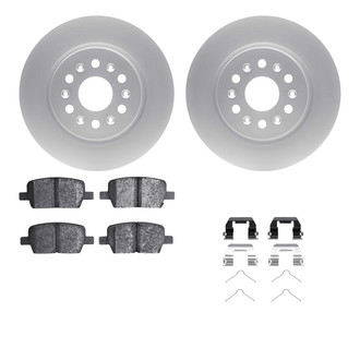 R1 Concepts® - Carbon Coated Brake Kit with Euro Ceramic Pads