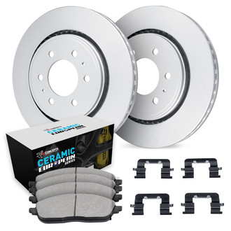 R1 Concepts® - Carbon Coated Brake Kit with Euro Ceramic Pads