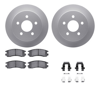 R1 Concepts® - Rear Brake Kit with Euro Ceramic Pads