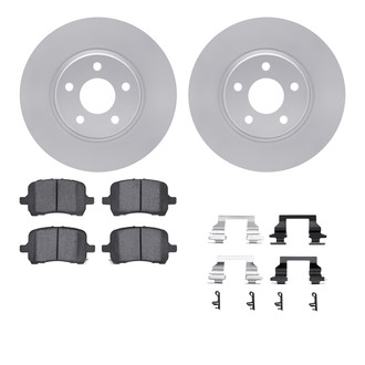 R1 Concepts® - Front Brake Kit with Euro Ceramic Pads