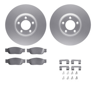R1 Concepts® - Front Brake Kit with Euro Ceramic Pads