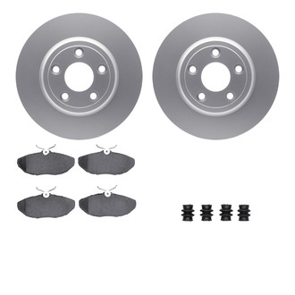 R1 Concepts® - Rear Brake Kit with Euro Ceramic Pads