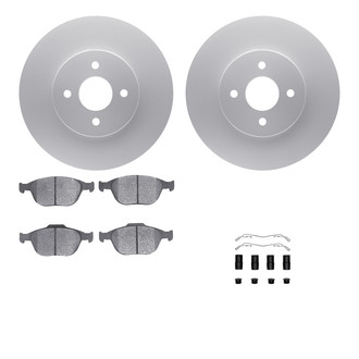R1 Concepts® - Front Brake Kit with Euro Ceramic Pads