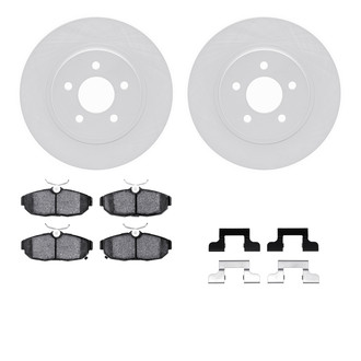 R1 Concepts® - Rear Brake Kit with Euro Ceramic Pads