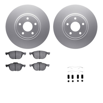 R1 Concepts® - Front Brake Kit with Euro Ceramic Pads