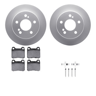 R1 Concepts® - Rear Brake Kit with Euro Ceramic Pads