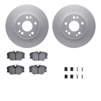 R1 Concepts® - Front Brake Kit with Euro Ceramic Pads