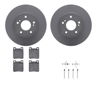 R1 Concepts® - Rear Brake Kit with Euro Ceramic Pads