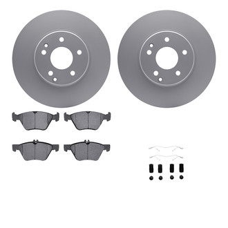 R1 Concepts® - Front Brake Kit with Euro Ceramic Pads