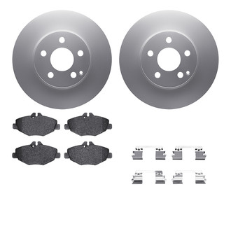 R1 Concepts® - Front Brake Kit with Euro Ceramic Pads