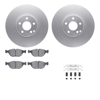 R1 Concepts® - Front Brake Kit with Euro Ceramic Pads