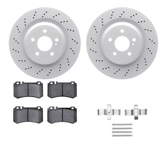 R1 Concepts® - Rear Brake Kit with Euro Ceramic Pads