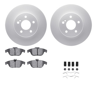 R1 Concepts® - Rear Brake Kit with Euro Ceramic Pads