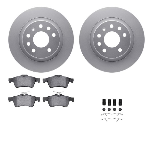  R1 Concepts® - Rear Brake Kit with Euro Ceramic Pads