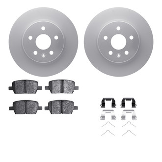R1 Concepts® - Rear Brake Kit with Euro Ceramic Pads