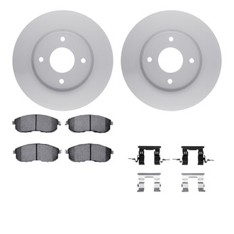 R1 Concepts® - Front Brake Kit with Euro Ceramic Pads