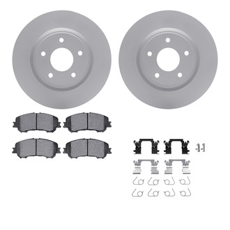 R1 Concepts® - Front Brake Kit with Euro Ceramic Pads
