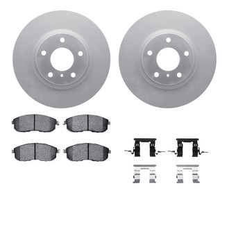R1 Concepts® - Front Brake Kit with Euro Ceramic Pads