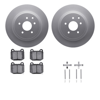 R1 Concepts® - Rear Brake Kit with Euro Ceramic Pads
