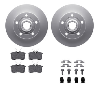 R1 Concepts® - Rear Brake Kit with Euro Ceramic Pads