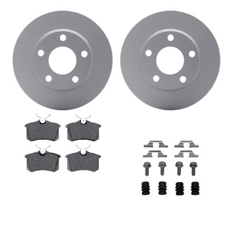 R1 Concepts® - Rear Brake Kit with Euro Ceramic Pads