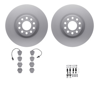 R1 Concepts® - Front Brake Kit with Euro Ceramic Pads