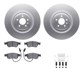 R1 Concepts® WDTH1-73015 - Front Brake Kit with Euro Ceramic Pads