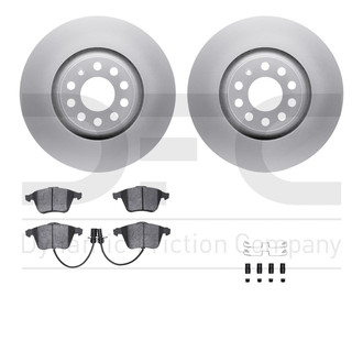 R1 Concepts® - Front Brake Kit with Euro Ceramic Pads