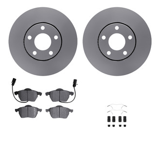 R1 Concepts® - Front Brake Kit with Euro Ceramic Pads