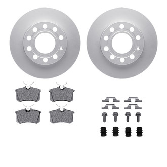 R1 Concepts® - Rear Brake Kit with Euro Ceramic Pads