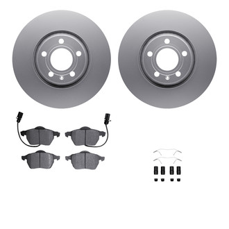 R1 Concepts® - Front Brake Kit with Euro Ceramic Pads