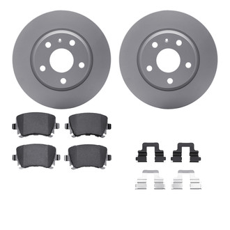 R1 Concepts® - Rear Brake Kit with Euro Ceramic Pads