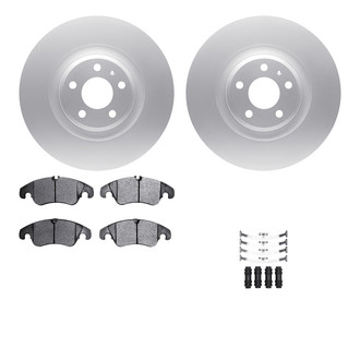 R1 Concepts® - Front Brake Kit with Euro Ceramic Pads