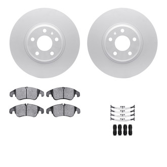 R1 Concepts® - Front Brake Kit with Euro Ceramic Pads