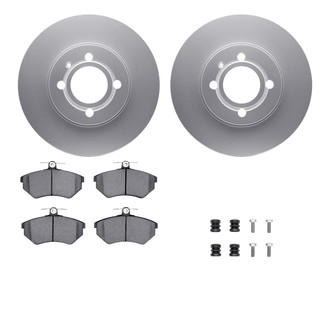 R1 Concepts® - Front Brake Kit with Euro Ceramic Pads