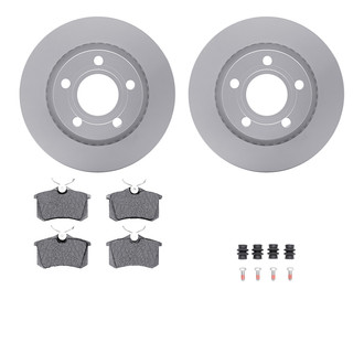 R1 Concepts® - Rear Brake Kit with Euro Ceramic Pads