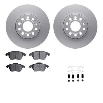 R1 Concepts® - Front Brake Kit with Euro Ceramic Pads