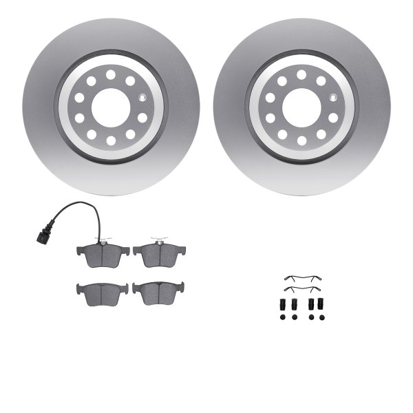  R1 Concepts® - Rear Brake Kit with Euro Ceramic Pads