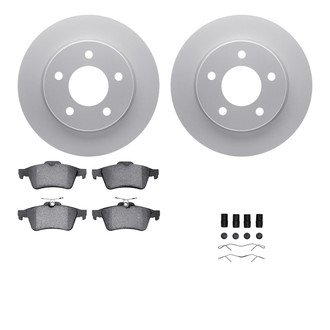 R1 Concepts® - Rear Brake Kit with Euro Ceramic Pads