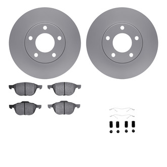 R1 Concepts® - Front Brake Kit with Euro Ceramic Pads